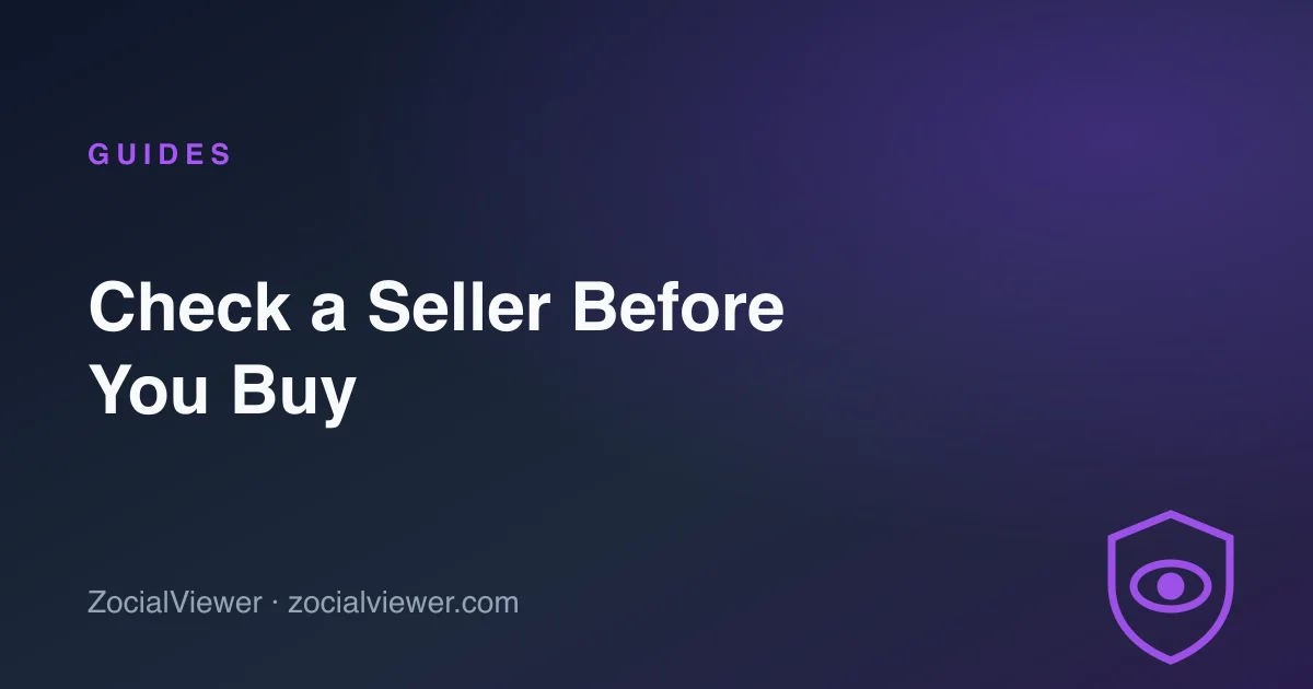 How to Check a Seller’s Social Media Before You Buy