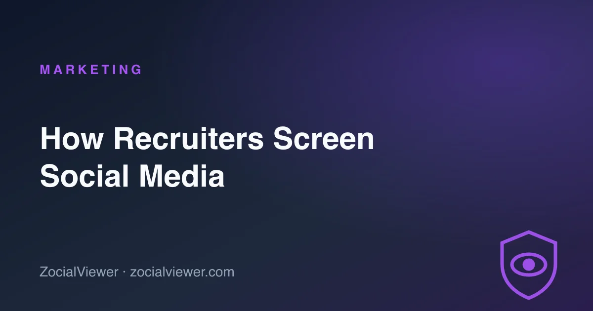How Recruiters Check Candidates’ Social Media (Without Awkward Trails)